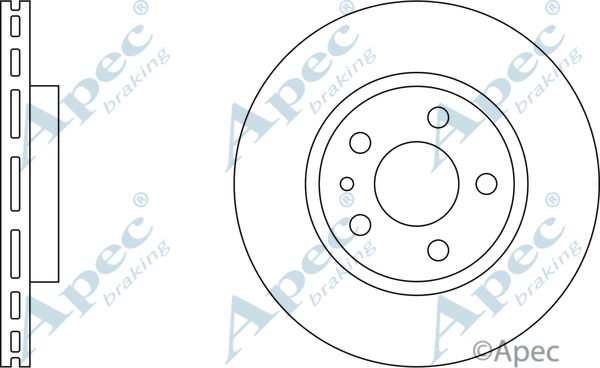 APEC BRAKING Bremžu diski DSK666